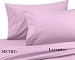 METRO Egyptian cotton 800 Thread Count Solid Sateen 4 Pc Comforter Set - Lavender Queen.
