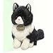 Plush Yomiko Black and White Cat Md 9"