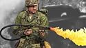 Marine Infantry Call of Duty World at War Marine Corps with Flamethrower- Battle Of Peleliu Figure