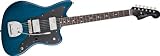Fender® Lee Ranaldo Jazzmaster® - Sapphire Blue Transparent 6-String Electric Guitar w/ Case