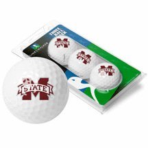 Mississippi State Bulldogs Top Flite Xl Golf Balls 3 Ball Sleeve Of 3)
