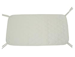American Baby Company Organic Waterproof Quilted Sheet Saver Cover,White