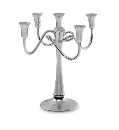 5 Arm Brass Candelabra