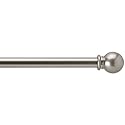 Room Essentials&trade; Ball Cafe Drapery Rod - Nickel (28-48")