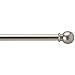 Room Essentials Ball Cafe Drapery Rod - Nickel (28-48)