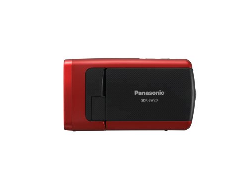 Panasonic SDR-SW20 Waterproof Flash Memory Camcorder with 10x Optical Zoom (Red) image