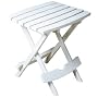 Adams Manufacturing Small White Folding Table