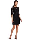 Eliza J Women's Solid Lace Dress
