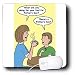 Rich Diesslins Funny General Cartoons - Fathers Day discussion between mother and son...