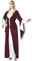 Regal Princess Burgundy Adult Plus Size Costume