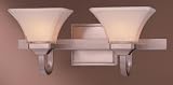 Minka Lavery Lights 6812-84 2LT Bathroom Lighting - Brushed Nickel Agilis Contemporary Indoor Light
