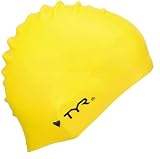 TYR Wrinkle-free Silicon Swim Cap Yellow MS0026