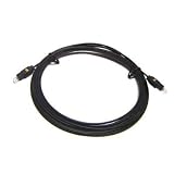 Buy 12 Ft Black Molded Digital Optical Audio TosLink Cable for CD, D A Converters,...