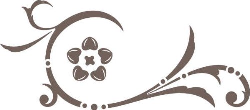 Imagen 2 de Etiqueta de la pared e18 tribales hojas de la vid floral 160x70 cm