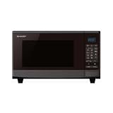Produkt-Bild: Sharp R240BK Mikrowelle / 800 Watt / Grill 1500 Watt / 20 L Garraum / schwarz