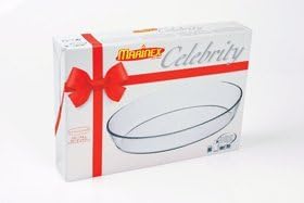 Lancaster Colony GD16662939 Medium Oval Roaster, 3.4 qt, Gift Boxed, pk 6 ea