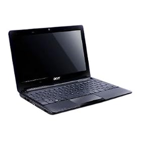Acer - Aspire One D257 - Netbook 10'' (25,4 cm) - Intel Atom N570 - 250 Go - RAM 1024 Mo - Windows 7 + Android - Dur�e de batterie: jusqu'� 5h d'utilisation - Noir