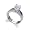 Nickel Free Tarnish Free Silver Clear Brilliant Cut Cubic Zirconia Polished Finish Rhodium Plated 5mm Band Ring Size 5