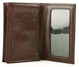 Bosca Old Leather Collection Gusseted Card Case Dark Brown