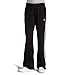 adidas Women's 3-Stripes Pant, Black/White, Medium