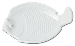 Joyce Chen 42-0310 Fish Ginger 7-1/2-Inch Grater, Porcelain