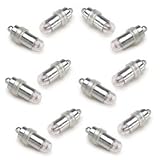 Non-Blinking Mini Party Lites 12/Pkg: White