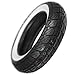 Shinko SR723 White Wall Front Tire - 120/70-10/Black