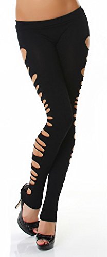 (ラボーグ)La Vogue 超美脚 レギンスパンツ レディース レギパン ストレッチ タイツ カジュアル風チノパン 両側穴あき ダンス パンツ