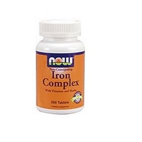 NOW Foods Iron Complex, 250 TabletsNow Foods IRON COMPLEX
