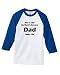 This is what the World's Greatest Dad Looks Like on Adult & Youth Cotton Baseball Jersey (in 8 colors)