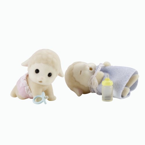 Childrens Toyshop  Toys : Sylvanian Families Twin Sheep Babies