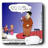 Londons Times Funny Society Cartoons - Scientist Nightclub Singers - Mouse Pads