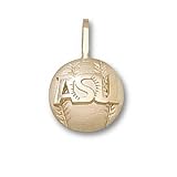 Arizona State Asu Baseball Charm/Pendant -14K/10K, Stainless Steel or Gold Plated