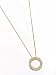  : 1/10 Carat 14K Yellow Gold Diamond Circle Necklace