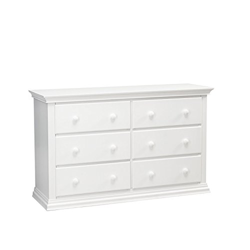 Suite Bebe Universal 6 Drawer Dresser, White Baby Shop