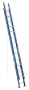Werner D6028-2 250-Pound Duty Rating Fiberglass Flat D-Rung Extension Ladder, 28-Foot