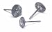 MOUNTED WHEEL BRUSH 3/4" DIAMETER STEEL 3/32" MANDREL BOX OF 12