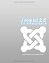 Joomla! 2.5 - Ein Anf�ngerbuch