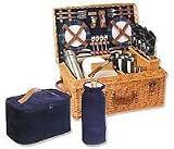 Windsor Basket Service for 4 - Navy Blue