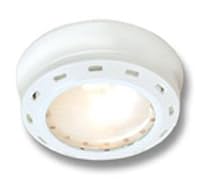 Good Earth Lighting, Inc. G9163-WH-I Low Voltage Sunspot Lighting, Three-Light 20-Watt 12-Volt Dimmable Halogen Undercabinet Puck, White