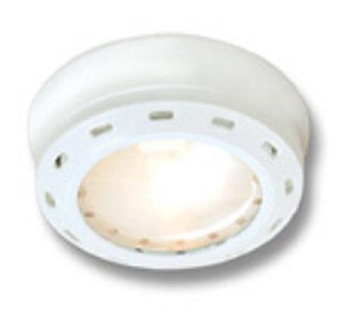 Good Earth Lighting, Inc. G9163-WH-I Low Voltage Sunspot Lighting, Three-Light 20-Watt 12-Volt Dimmable Halogen Undercabinet Puck, White