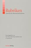 Rubriken - Anwaltliche Bestandsaufnahmen