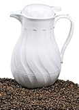 White Choice 42 oz. Swirl Thermal Coffee Server