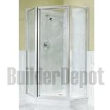 KOHLER K-704517-L-SH Devonshire Neo-Angle Shower Enclosure, Bright Silver
