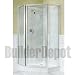 KOHLER K-704517-L-SH Devonshire Neo-Angle Shower Enclosure, Bright Silver