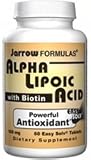 Alpha Lipoic Acid ( 60 Easy-Solv Tabs 100 mg ) ( Powerful Antioxidant ) Jarrow Formulas