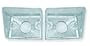 67-68 Camaro Rally Sport Park Lamp Lens, pair