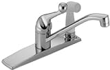 Delta 300-WF Classic Single-Handle Kitchen Faucet with Spray, Chrome