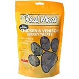 Real Meat Chicken & Venison Jerky Dog Treats