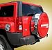 2005-2010 Hummer H3 MasterSeries Hard Tire Cover - Painted Plastic with Stainless Steel Ring